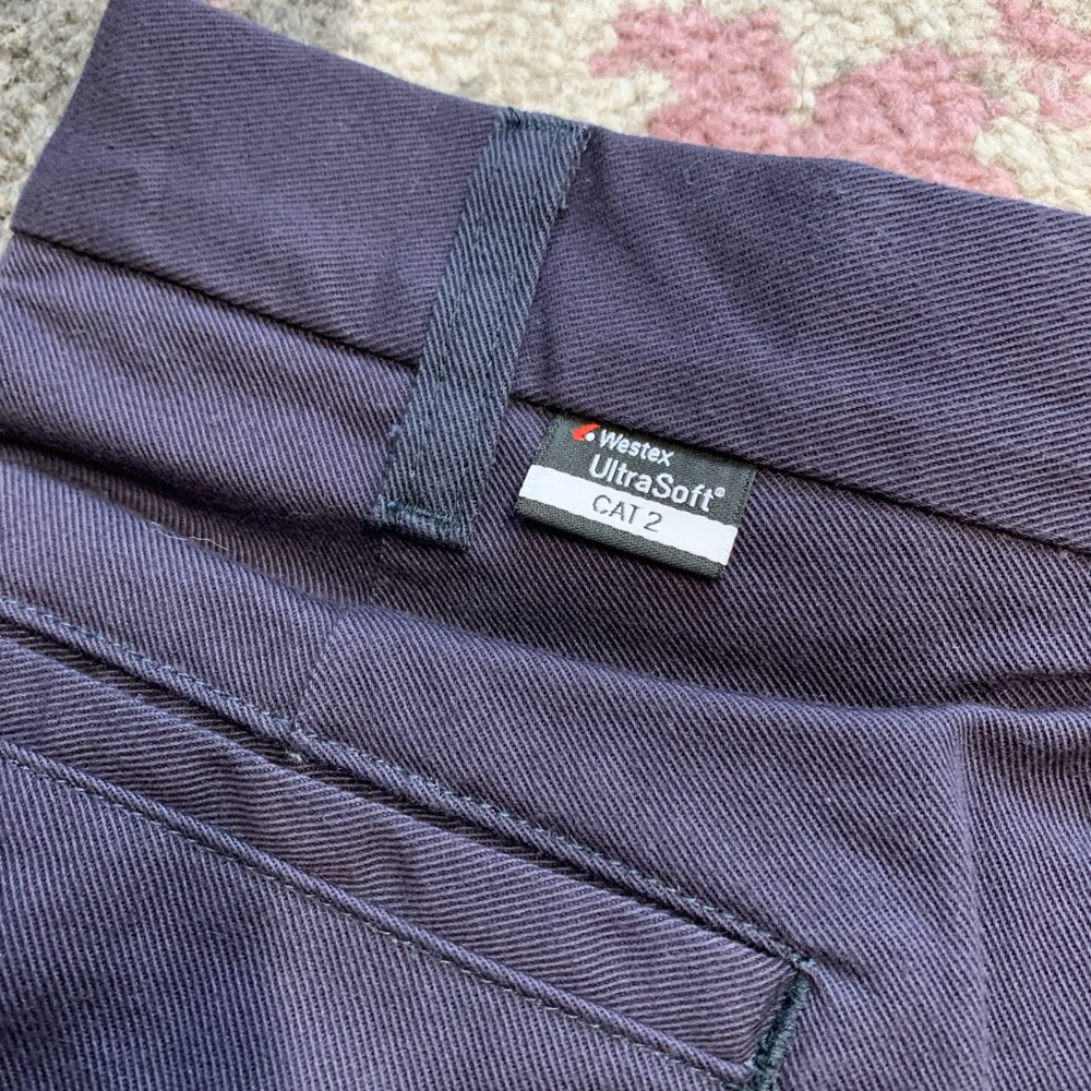 Men’s Lot of 3 Aramark Westex Ultrasoft Work Pant Size 30X30 Navy Blue.